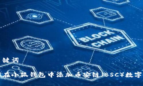 和关键词
如何在小狐钱包中添加币安链(BSC)数字资产