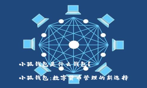 小狐钱包是什么钱包？

小狐钱包：数字货币管理的新选择