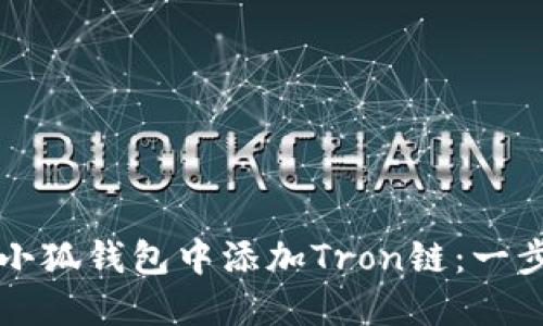 如何在小狐钱包中添加Tron链:一步步指南