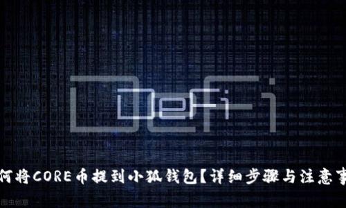 如何将CORE币提到小狐钱包?详细步骤与注意事项