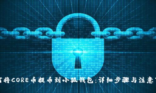 如何将CORE币提币到小狐钱包：详细步骤与注意事项